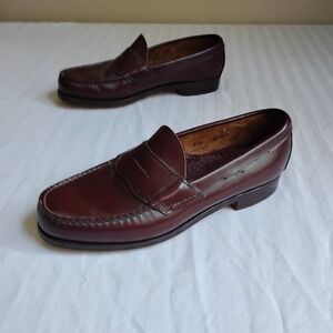 Bass Weejuns Men's 7.5 Slip On Loafers Leather Comfort Shoes Casual Dress VTG